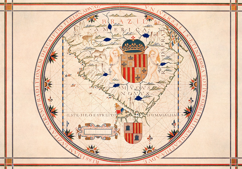Map of South America od Vaz-Dourado
