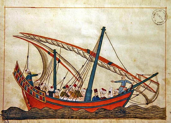Ms. cicogna 1971, miniature from the ''Memorie Turchesche'' depicting a passenger carrying ship od Venetian School