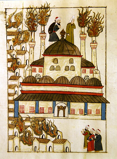 Ms. cicogna 1971, miniature from the ''Memorie Turchesche'' depicting the Hagia Sophia during the fi od Venetian School