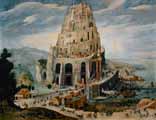 The Tower of Babel (panel) od Abel Grimmer