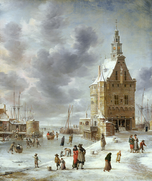 The City Gate of Hoorn od Abraham Beerstraten