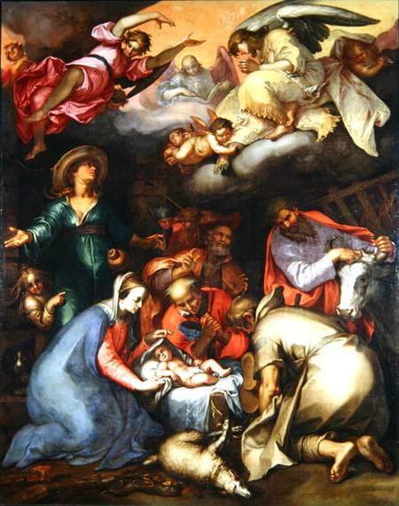 Adoration of the Shepherds od Abraham Bloemaert