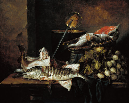 Fischstillleben od Abraham van Beyeren