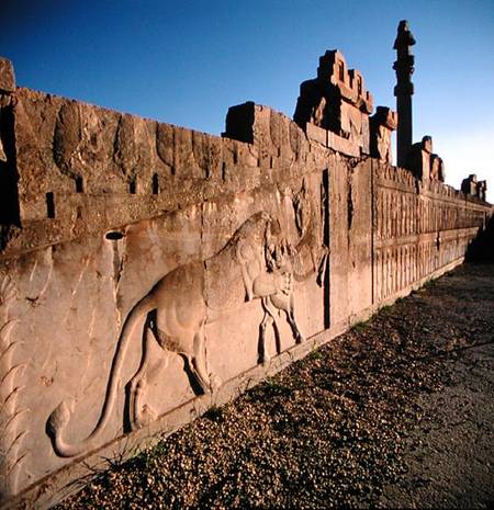 North portico frieze from the Apadana od Achaemenid