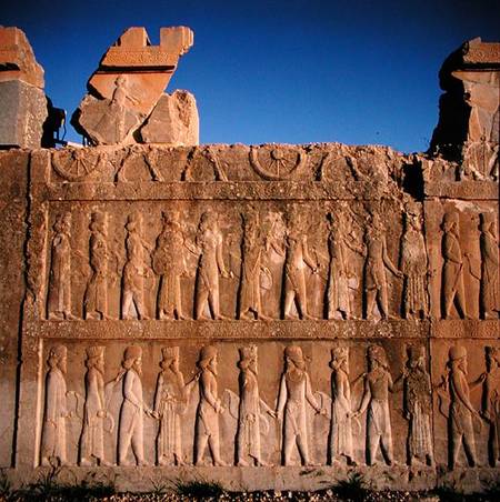 Relief from the north portico frieze of the Apadana od Achaemenid