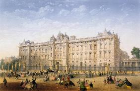 Buckingham Palace, c.1862 (colour litho)