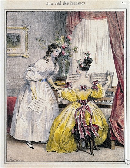 Prelude, from ''Journal des Femmes'', 1830-48 od Achille Deveria