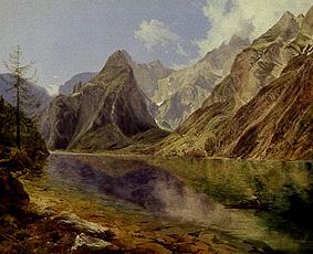 The king lake with the Watzmann od Adalbert Stifter