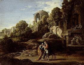 Landscape with the flight to Egypt