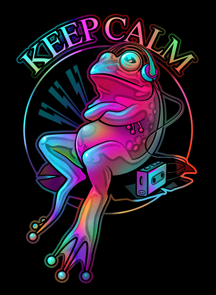 frog loves music od Adam Lawless