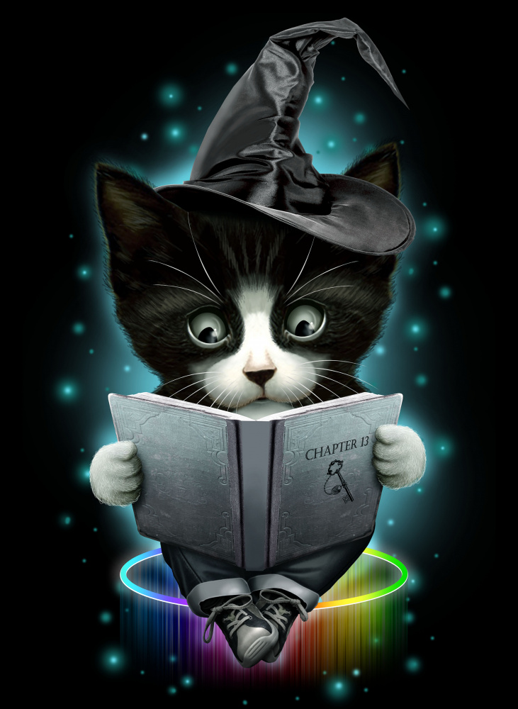 magical cat od Adam Lawless