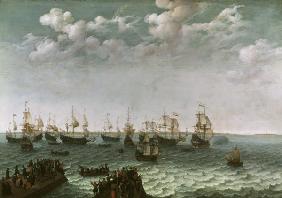 A.Willaerts, Abfahrt einer Kriegsflotte