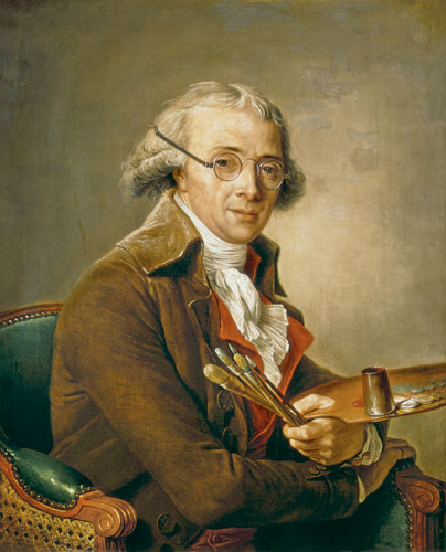 Portrait of Francois-Andre Vincent (1746-1816) od Adélaide Labille-Guiard