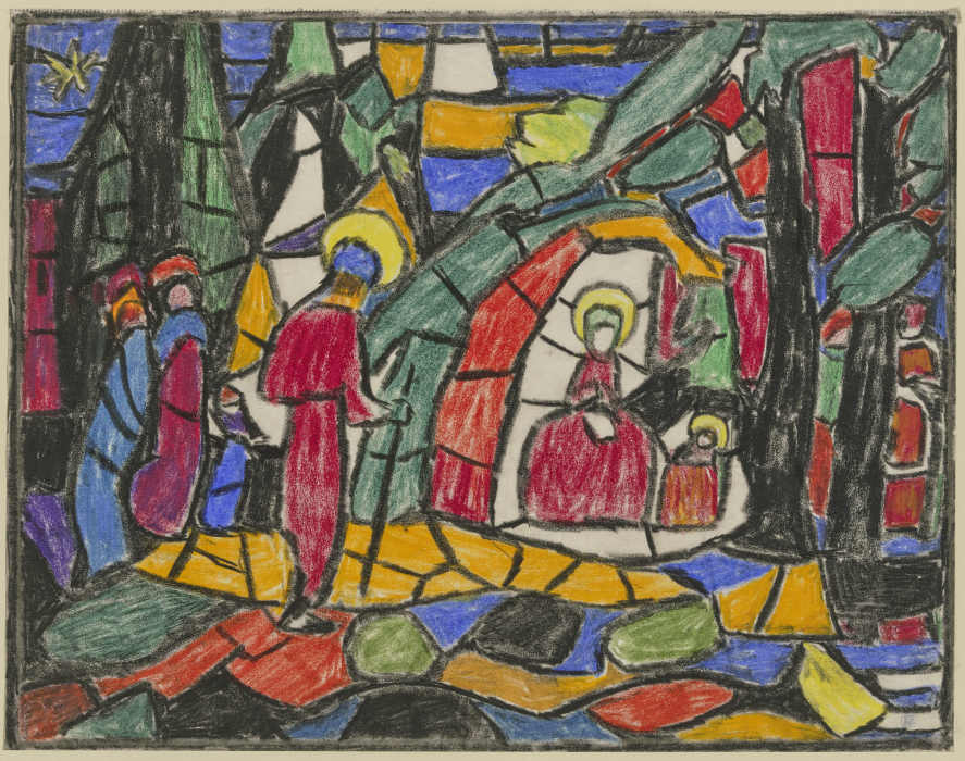 The Nativity od Adolf Hölzel