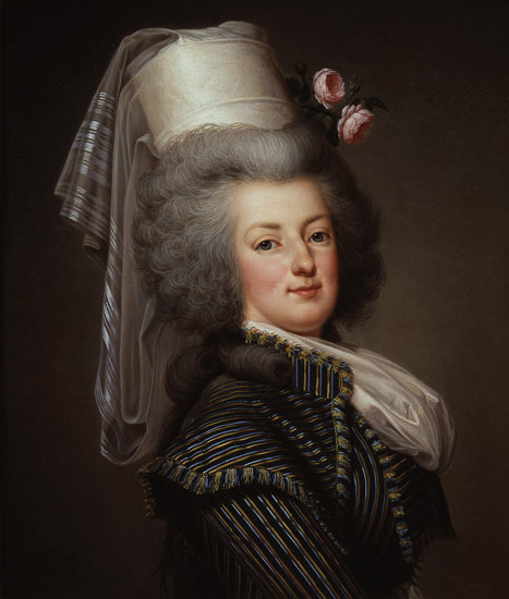Marie-Antoinette (1755-93) of Habsbourg-Lorraine, Archduchess of Austria, Queen of France and Navarr od Adolf Ulrich Wertmuller