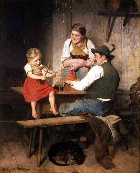 The Happy Family od Adolph Eberle