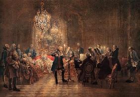 Flétnový koncert v Sanssoucim ( rekonstrukce originálu).
