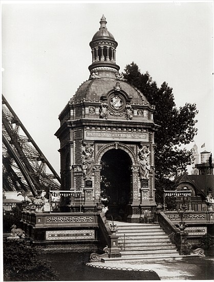 The Pavilion Perrusson at the Universal Exhibition of 1889 in Paris od Adolphe Giraudon
