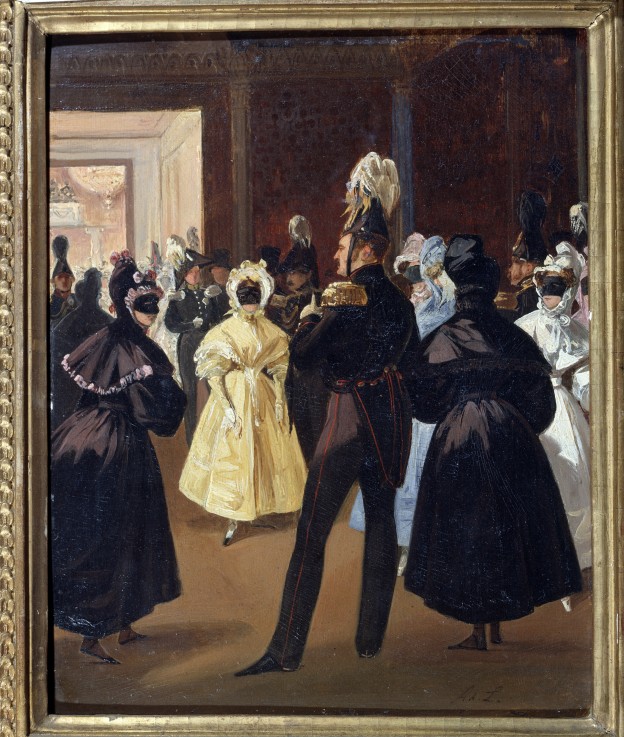 Emperor Alexander I. at the Masquerade Ball od Adolphe Ladurner