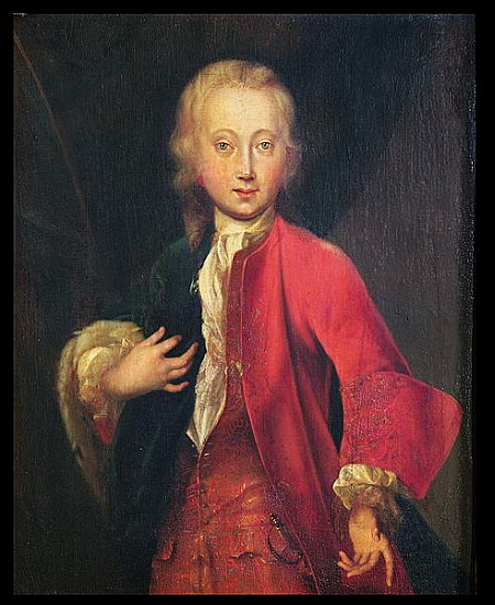 Portrait of Comte Maurice de Saxe (1696-1750) Aged Fifteen, c.1711 od Adriaan van der Werff