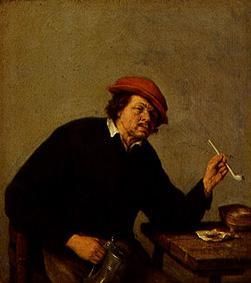 The smoker od Adriaen Jansz van Ostade