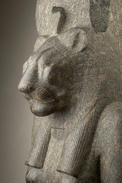 Statue der Göttin Sachmet (Detail) od Ägyptisch