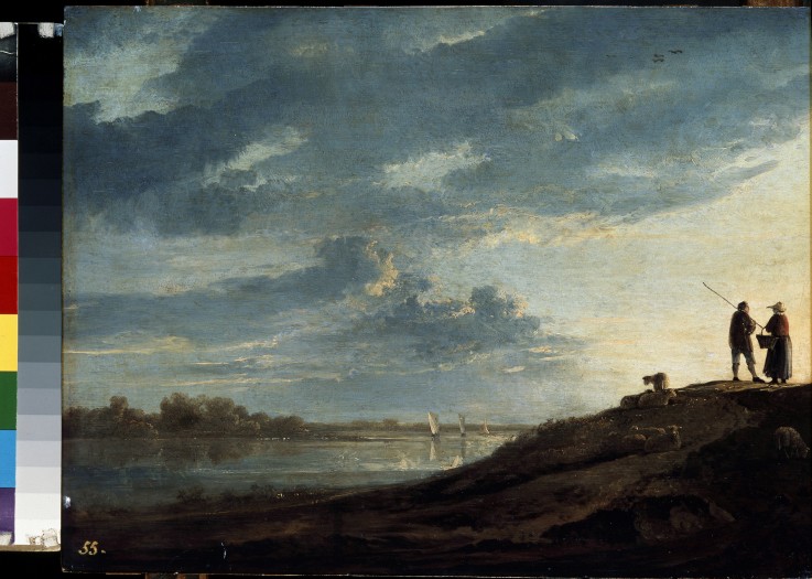 Sunset over the River od Aelbert Cuyp