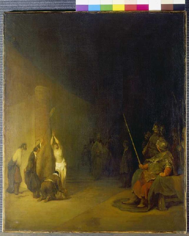 Christ at the scourge column od Aert de Gelder