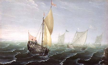 Shipping in Windswept Waters od Aert van Antum