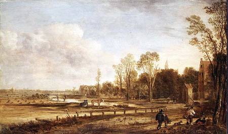 Landscape near Haarlem od Aert van der d.Ä Neer