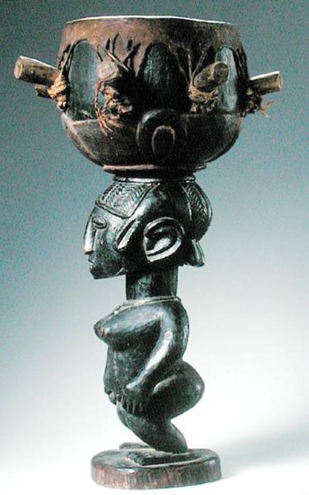 Baga Karyatiden Drum from Guinea od African