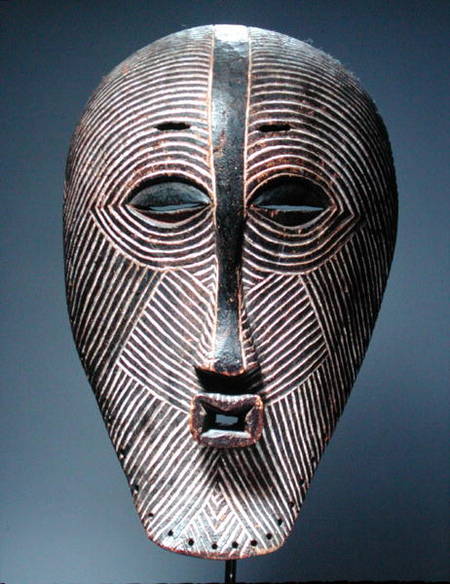 Kifwebe Mask, Luba Culture, from Democratic Republic of Congo od African