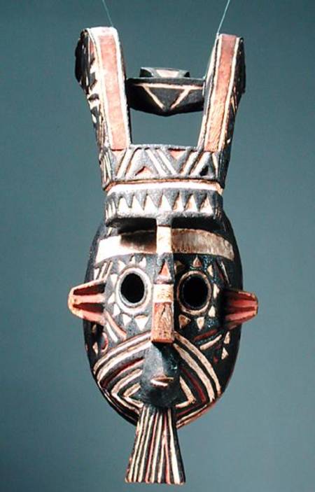 Mask with Horns, Mossi Society, Burkina Faso od African