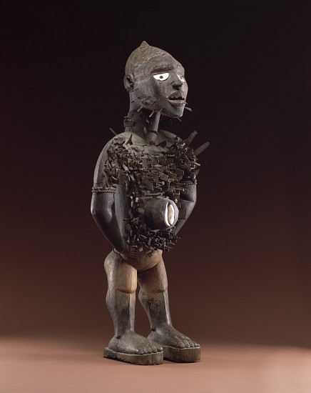 Nail Figure (nkisi n'kondi) Yombe, Congo od African