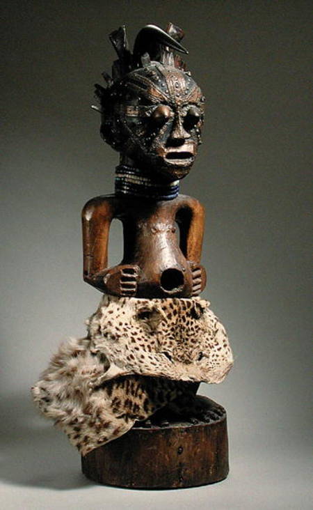 Songye power figure (copper) od African