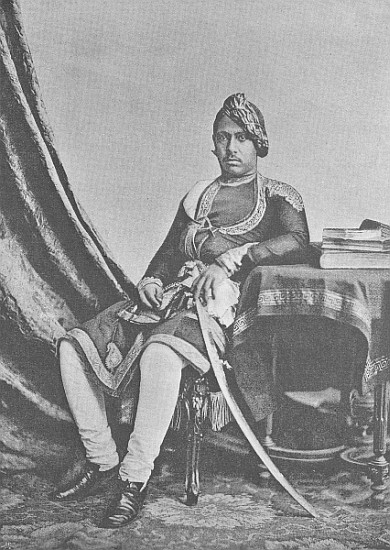 Maharaja Jashwant Singh of Bharatpur od (after) English photographer