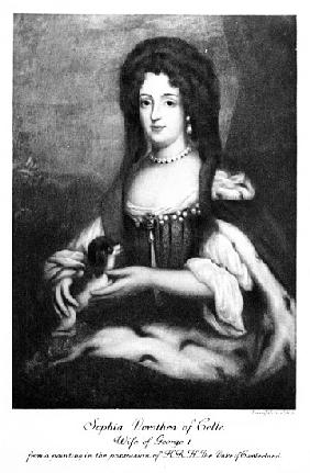 Sophia Dorothea of Celle; engraved by Emery Walker