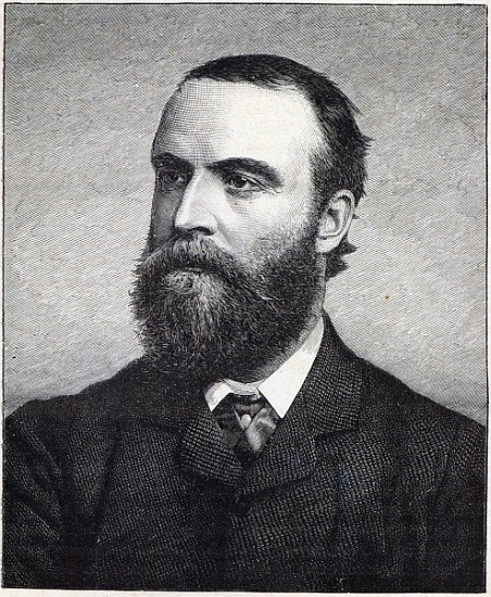 Charles Stewart Parnell, engraving after a photograph by William Lawrence od (after) Irish Photographer