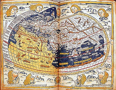 Map of the world od (after) Ptolemy