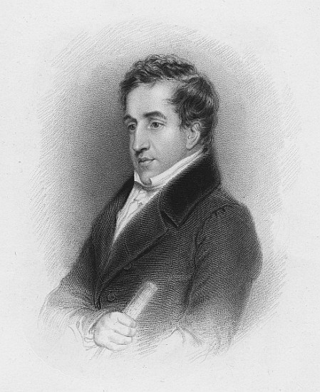 John Cam Hobhouse, c.1821 od (after) Abraham Wivell