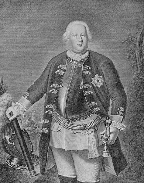 Friedrich Wilhelm I, King of Prussia od (after) Antoine Pesne