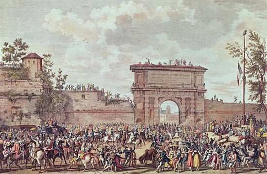 The Entry of the French into Milan, 25 Floreal An IV (14th May 1796) od (after) Antoine Charles Horace (Carle) Vernet