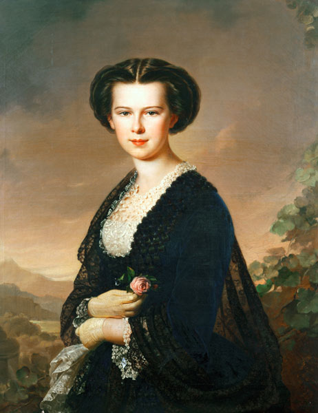 Kaiserin Elisabeth von Österreich (1837-1898) od (after) Anton Einsle