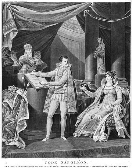His Majesty the Emperor and King Napoleon I (1769-1861) showing the Empress-Queen Marie-Louise (1791 od (after) Charles Monnet