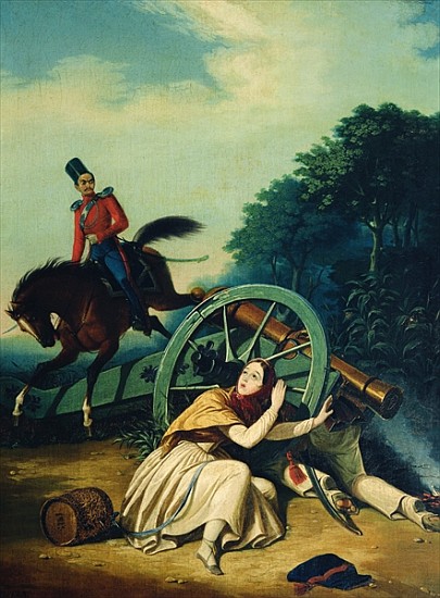 Scene from the 1812 Franco-Russian War, 1830s od (after) Charles de Hampeln