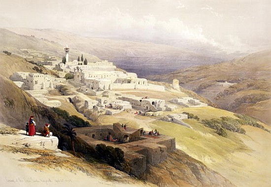 Convent of the Terra Santa, Nazareth, April 21st 1839, plate 30 from Volume I of ''The Holy Land'';  od (after) David Roberts