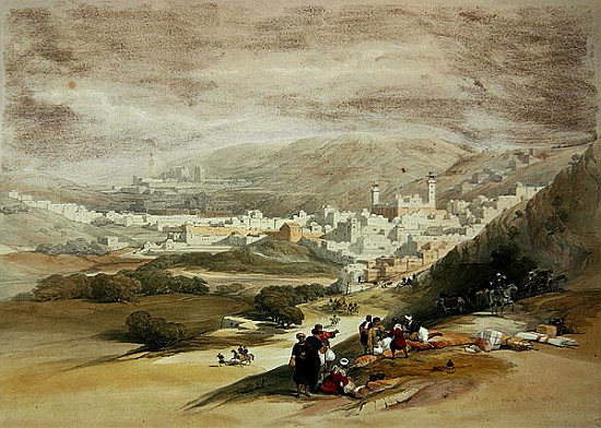 Hebron, 18th March 1839 from Volume II of ''The Holy Land'' od (after) David Roberts