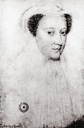 Mary, Queen of Scots (1542-87) in white mourning