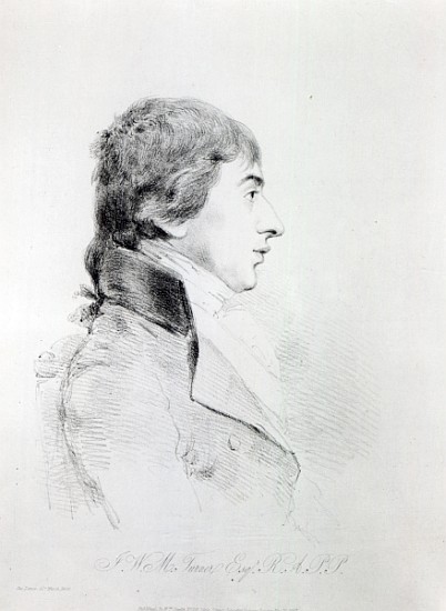 Joseph Mallord William Turner R.A; engraved by William Daniell od (after) George Dance