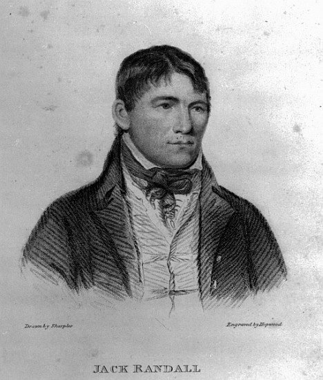 Jack Randall; engraved by Hopwood od (after) George Sharples